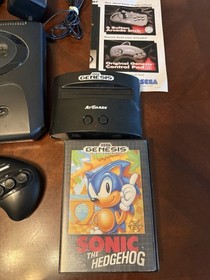 Sega Genesis Model 2 Console System Bundle - Tested Power On Red Light - Sonic