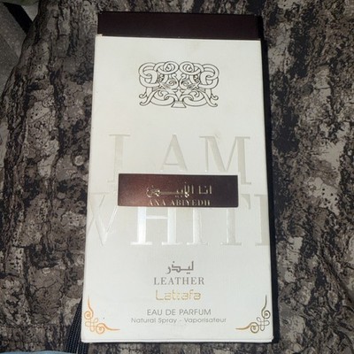 Lattafa Ana Abiyedh I Am White (Leather) Eau De Parfum Spray 2.04 oz / 60 ml (Un