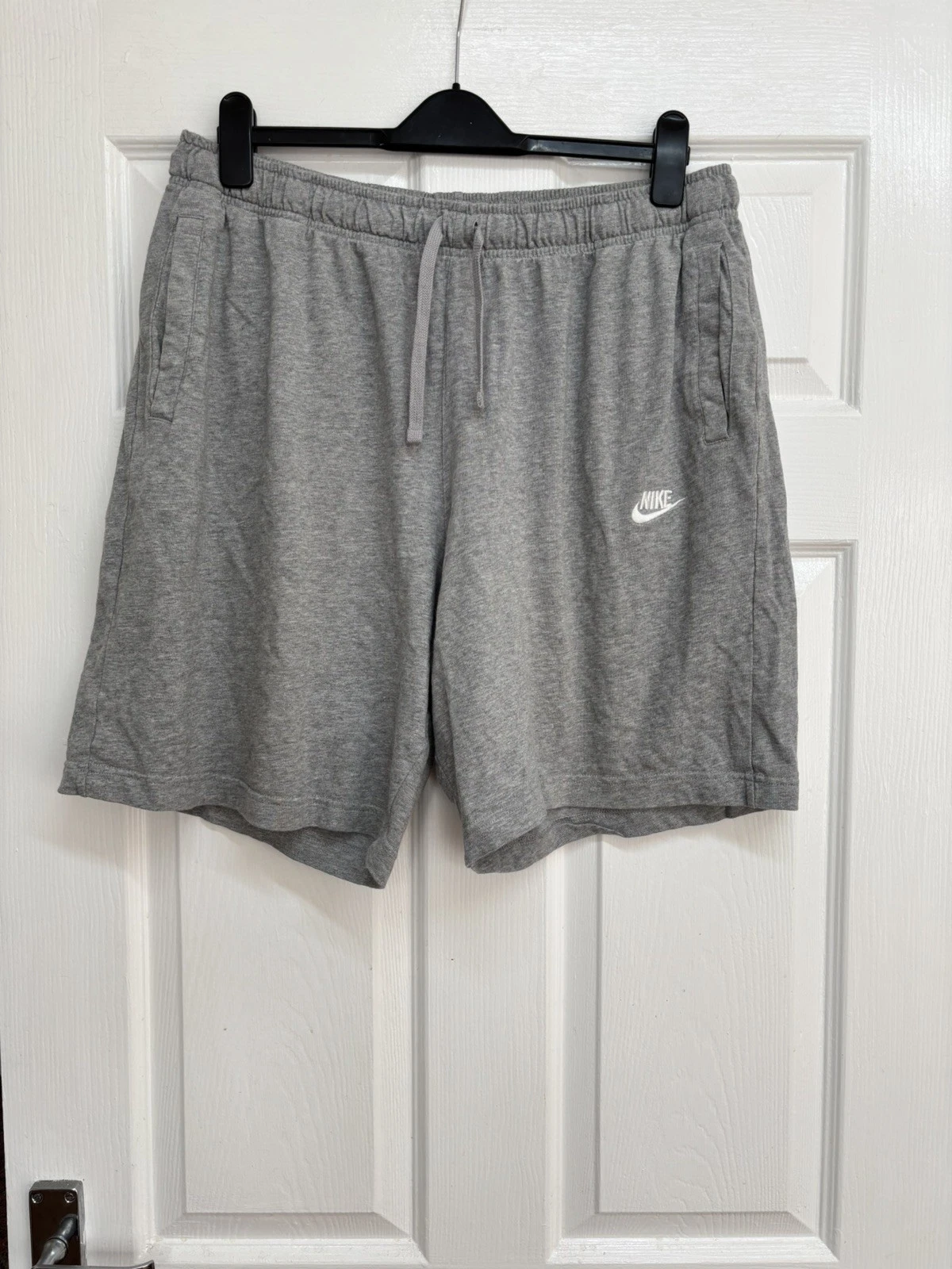 Nike Men's Club Soft Shorts Jersey joggers Gym Sports Grey XXL