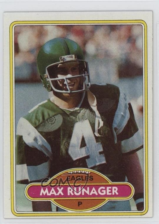 1980 Topps Max Runager #227 Rookie RC 00u2