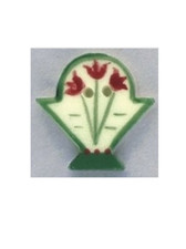 Mill Hill Ceramic Buttons 86036 Tulip Basket