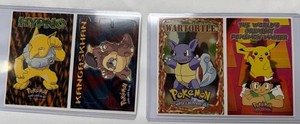 Rare uncut Vintage Pokémon Vending Machine Stickers Display Set. Collectable 