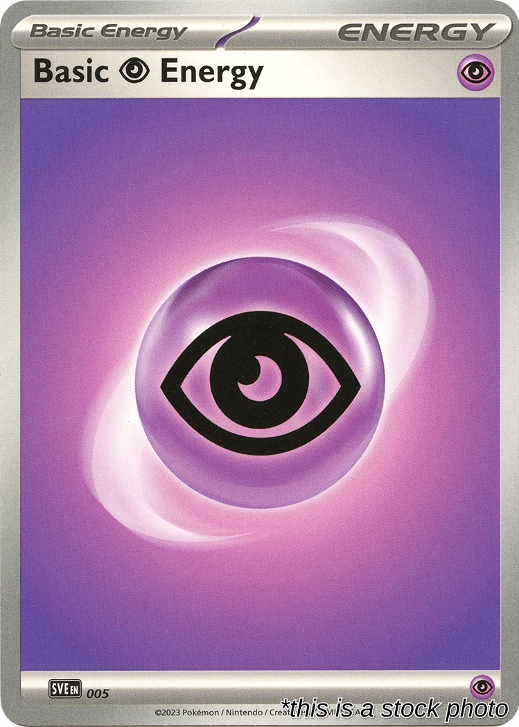 Basic Psychic Energy SVE: Scarlet & Violet Energies #005
