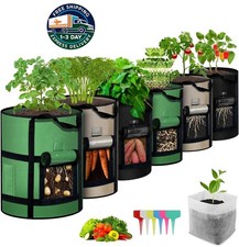 Bolsas de cultivo paquete de 6 - Bolsas de cultivo de papas de 10 galones