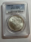 1878-P 7TF Rev 78 Morgan Silver Dollar PCGS MS63 Great Eye Appeal Strong Strike