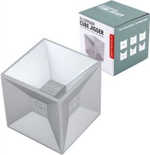 Kikkerland Jigger Cube 6 Measurements Measure Cocktail Shot Maker Mixology