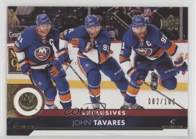 2017-18 Upper Deck Exclusives 82/100 John Tavares #366 04y8