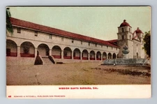 Santa Barbara CA-California, Mission Santa Barbara, Antique, Vintage Postcard