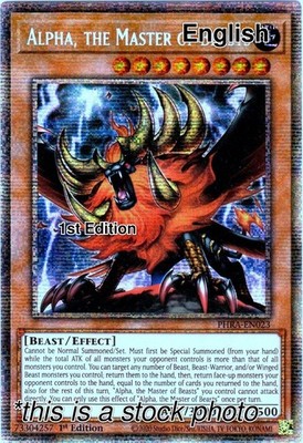 Alpha, the Master of Beasts (Starlight Rare) [1st Edition NM - Phantom Rage P...