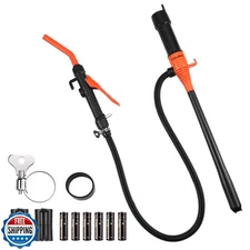Valuemax Fuel Transfer Pump, 2.2 GPM Battery Powered Siphon Pump 