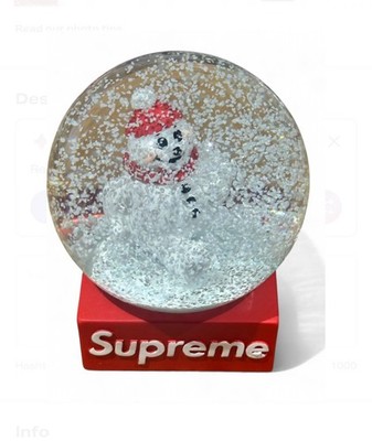 Supreme Schneemann Schneekugel | Christmas Ornament | Limited Edition