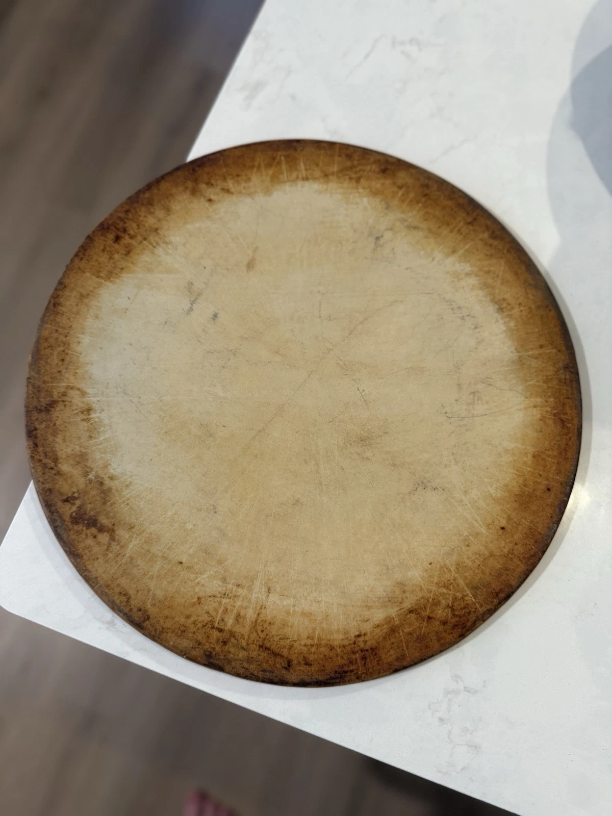 Pampered Chef 1370 15" Flat Pizza Stoneware
