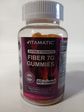 Prebiotic Fiber Gummies for Adults 7G Fiber Extra Strength Exp 1/2027 60 count