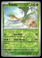 Tropius 007/193 Common Paldea Evolved Pokemon Reverse Holo Near Mint