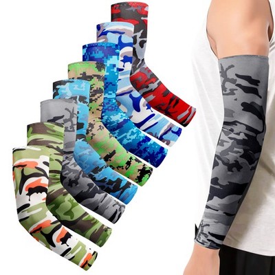 8 Pairs Cooling Arm Sleeves Cover UV Sun Protection Sports Outdoor For Men Women