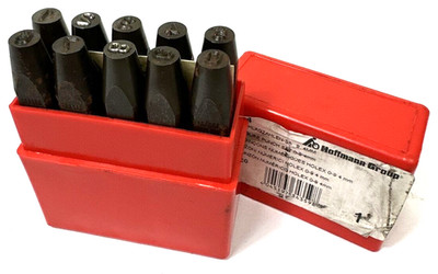 Hoffmann HOLEX 085445 Impact Number Set Numbers 0-9 10 Piece 4mm