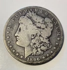 Morgan 1896 (O) Silver Dollar $1 Coin Business Strike Circulated 0.9 Fineness