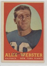 1958 Topps Alex Webster #30 9xo