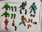 Lot of Vintage 1980s MOTU He-Man Broken Action Figures for Parts or Repair Only