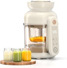 Auto Baby Food Maker, Glass Baby Food Mill, Baby Blender Steamer and Puree ...