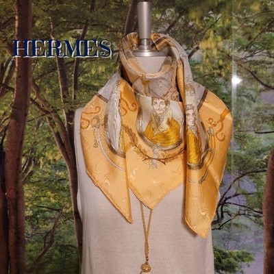 HERMES Carre 90 LE GEOGRAPHE Silk Scarf Women | eBay