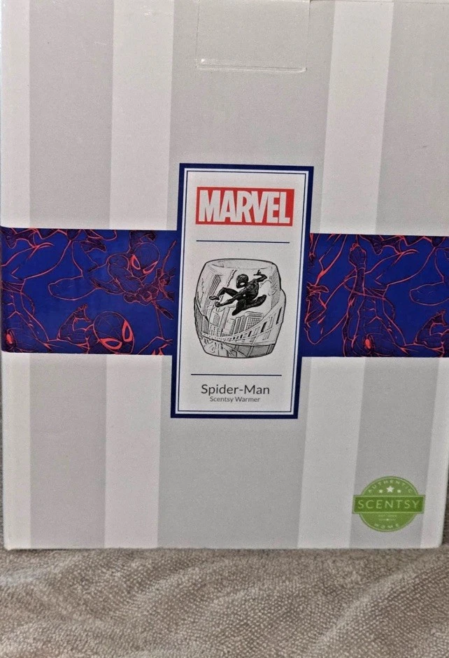 NUEVO EN CAJA Genuino Scentsy Disney Spider-Man Marvel Calentador de Cera ¡ENVÍO GRATUITO! Foto 3 de 3