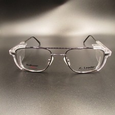 On-Guard OG071 Gunmetal Leader Safety Eyeglass Frames with Clear Side Shields