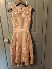 Make Pink Embroidered Dress Women's Size 1