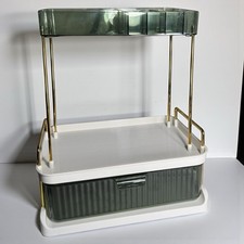 3 Tier Makeup Rack Bathroom Skincare Shelf Organizer Bedroom Save Space Holder