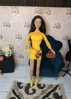 Vintage Barbie Outfit - 1992 Mattel Earring Magic Midge Dress, Purse, Shoes +