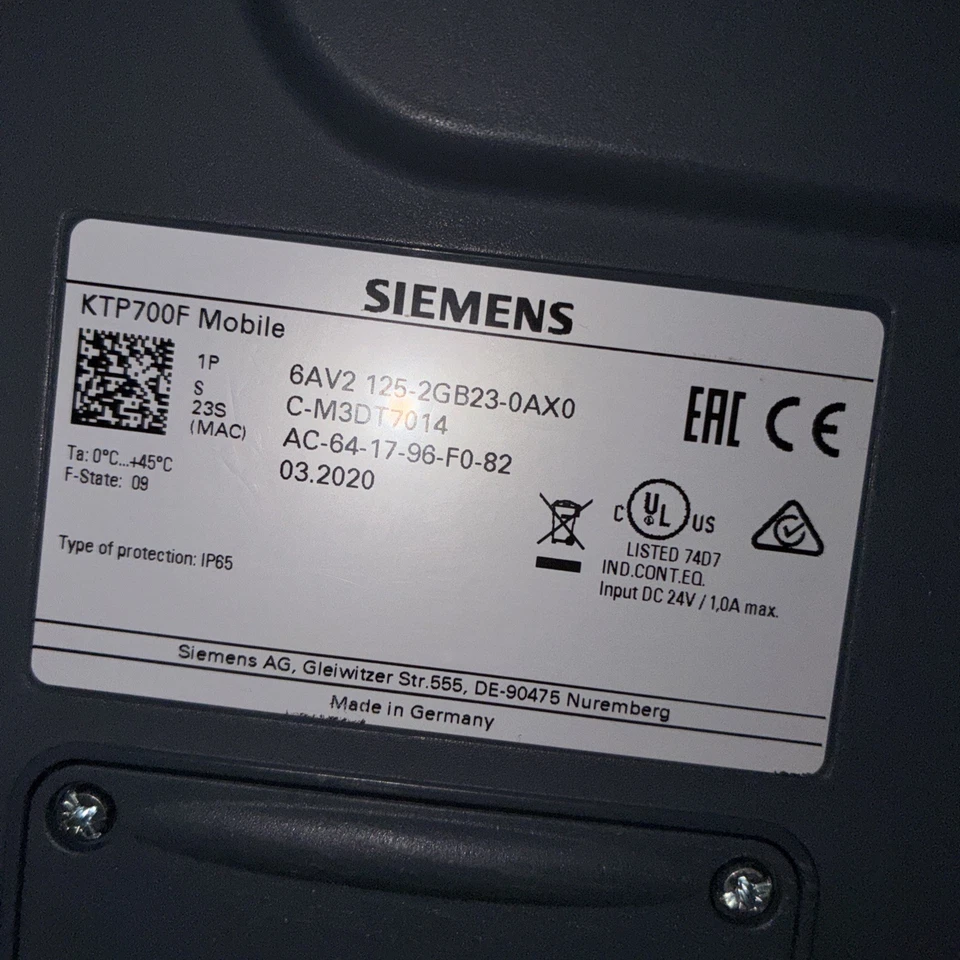Siemens 6AV2125-2GB23-0AX0 6AV2 125-2GB23-0AX0 Siamtic KTP700F Mobile14 m Kabel  - Bild 4 von 4