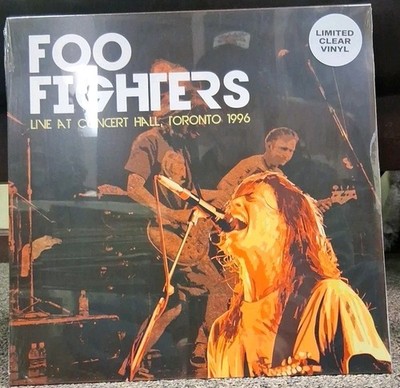 FOO FIGHTERS- LIVE AT CONCERT HALL TORONTO 1996 LP LIMITED CLEAR VINYL 