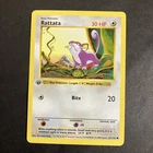 Pokémon TCG Rattata Base Set 1st Edition Shadowless Card 61/102 Regular MP