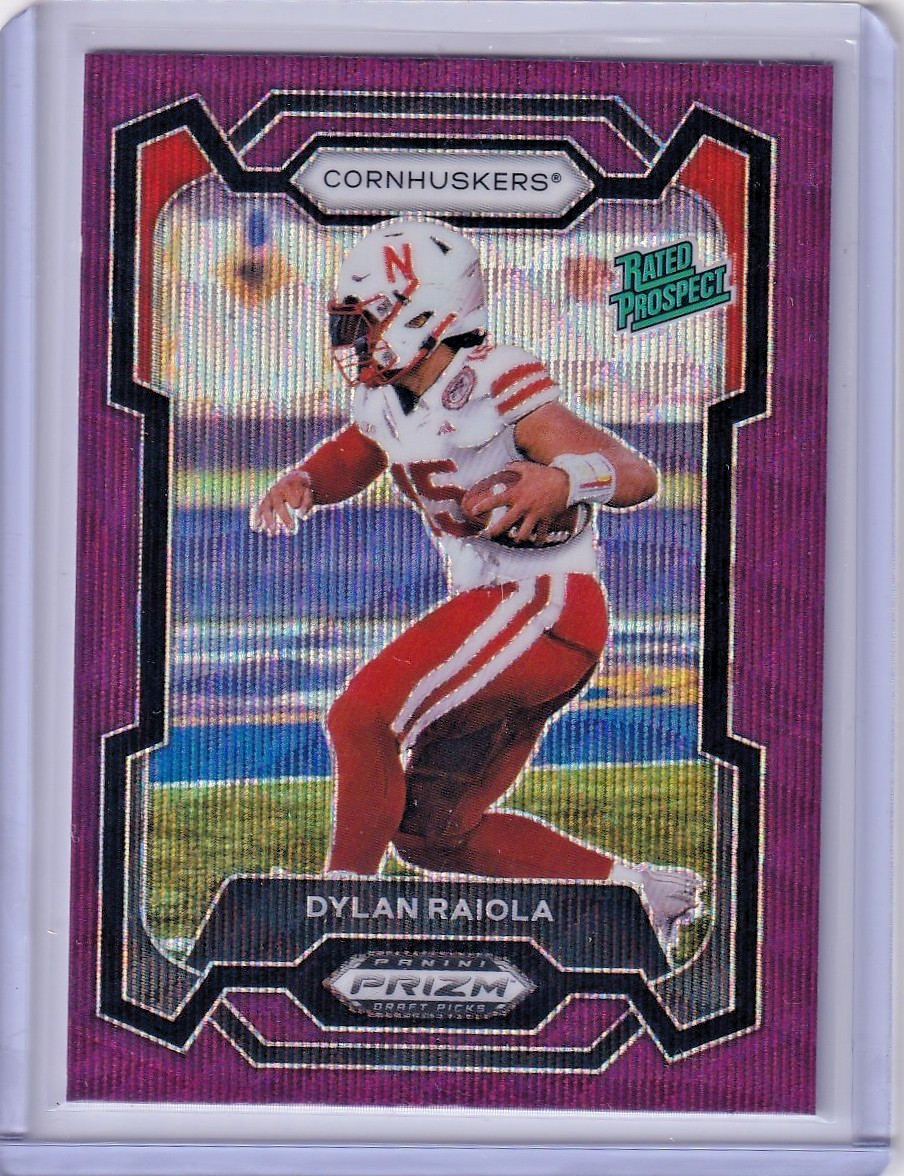 2024 Panini Prizm Draft Picks Dylan Raiola Rated Prospect Purple Wave #194