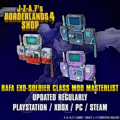 Borderlands 4✨RAFA CLASS MOD BUSTER DANCER EXO-SOLDIER BL4✅PC-PS-XBOX✨