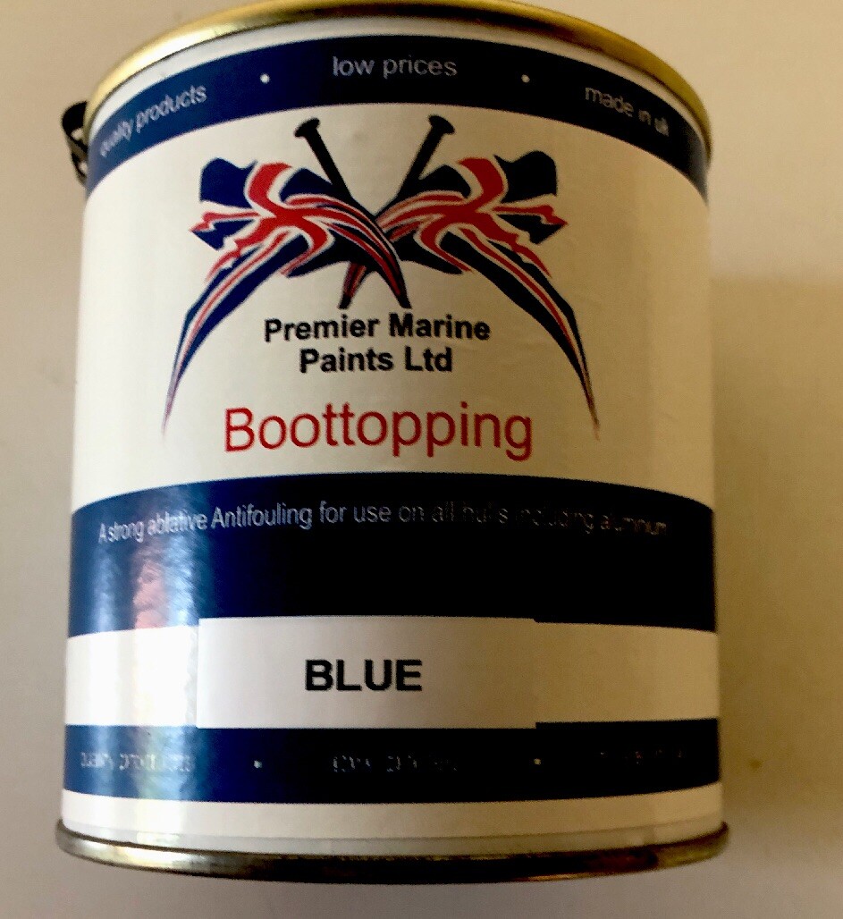 Premier Boot Top Antifouling Blue 500ml boat yacht anti foul paint