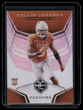 2020 Panini Chronicles Draft Picks #13 Collin Johnson Limited Phenoms RC - B240