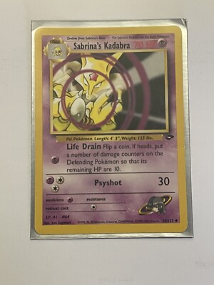 1995 kadabra pokemon card Rosa 236 236 Trainer Case | Cosmic Eclipse main image 1