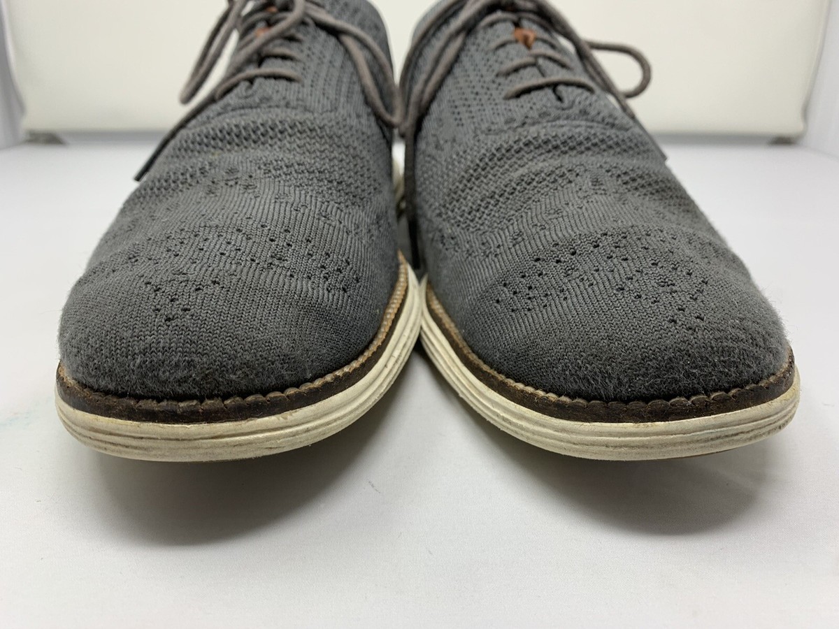 Cole Haan Mens Original Grand Oxfords Shoes Gray C27961 