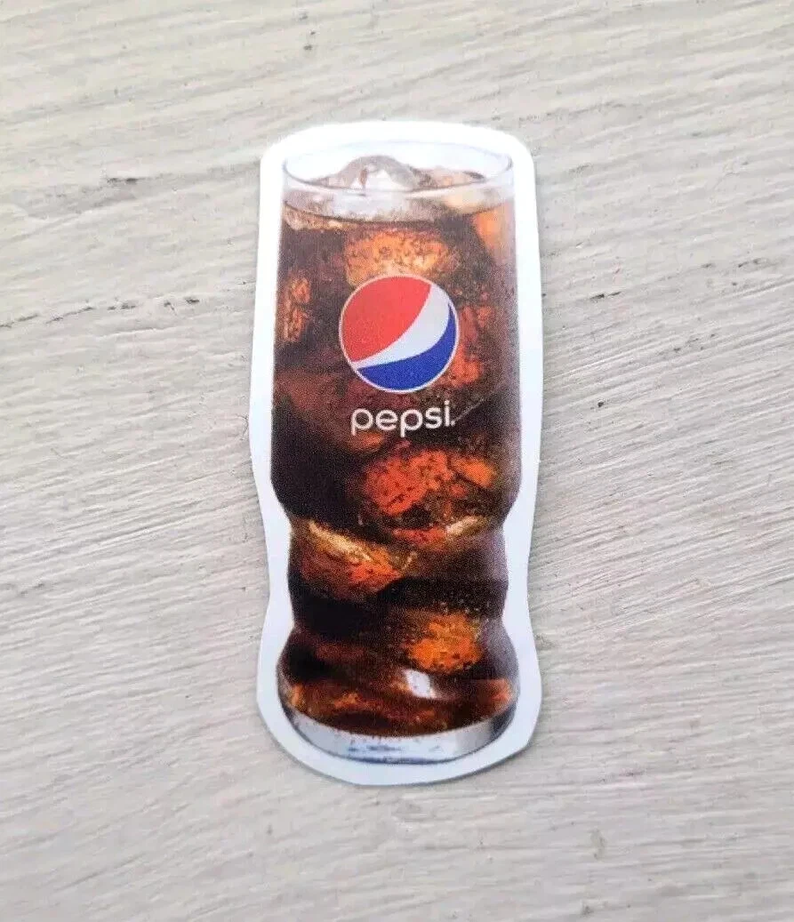 Pepsi Cola Sticker Lot Of 2 Collectible Juicy Soda Sweet Pcs Stickers