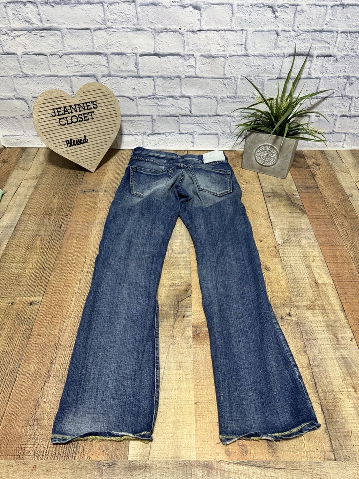 JEANS DESGASTADOS LOOMSTATE REVOLVE 100% ALGODÓN ORGÁNICO MUJER TALLA 30 Foto 4 de 4