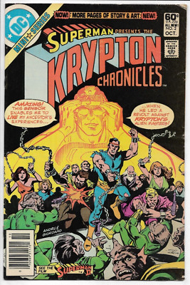 Superman Presents Krypton Chronicles #2 Bridwell Swan Chiaramonte 1981 VG/FN