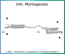 Auspuffanlage für Opel Corsa B 1.2 1.4 1.6 16V Auspuff Montagesatz