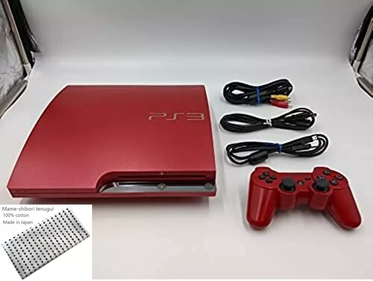 Sony PlayStation 3 PS3 320GB Scarlet Red CECH-3000BSR Console Controller  Japan