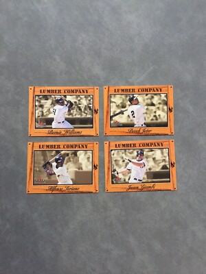 Mint 2003 Fleer Lumber Company Yankees Set Jeter Giambi Williams Soriano