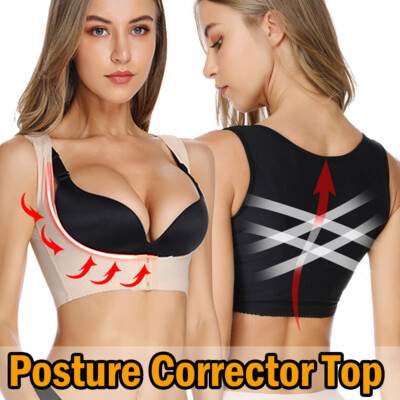 Chest Brace Push up for Women Posture Corrector Support Bra Back Shaper Vest Top
