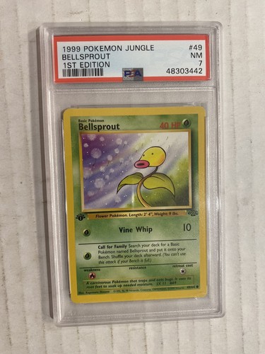 Bellsprout (1st Edition) graded PSA 7 for sale on eBay