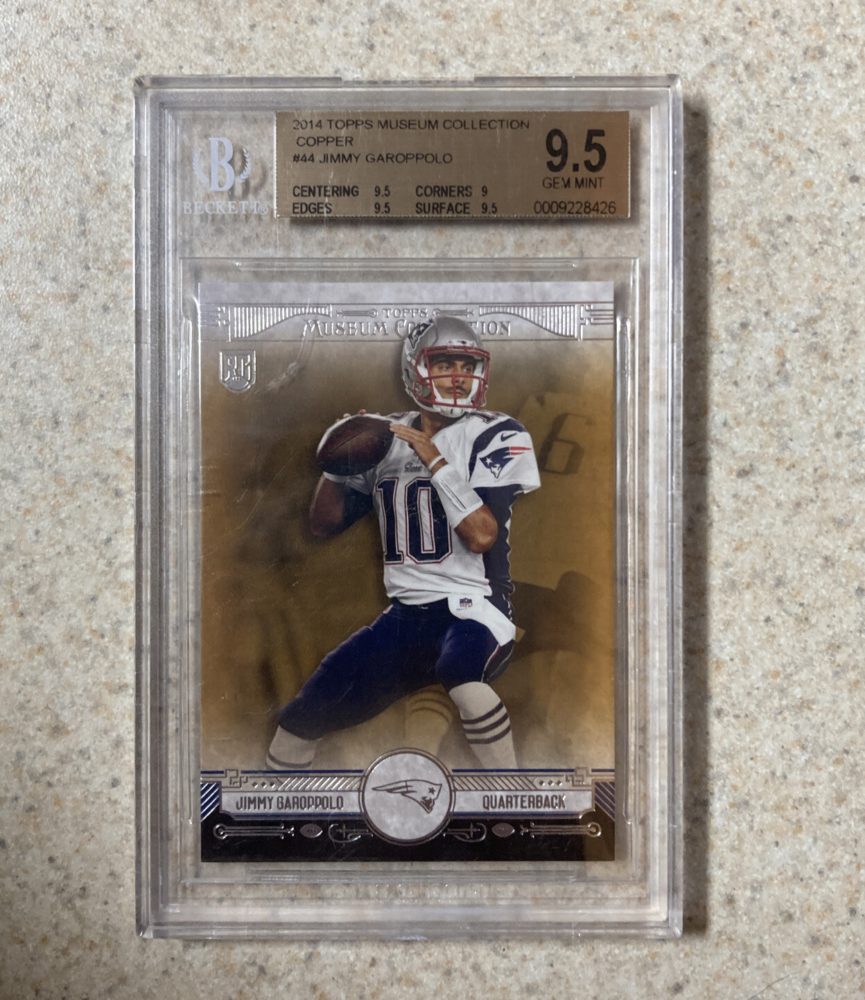 Jimmy Garoppolo Topps Museum Collection #44 Copper