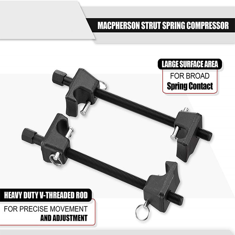 2Pc Heavy Duty Macpherson Strut Coil Spring Compressor Clamp Set eBay