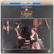 Vintage The Royal Opera La Boheme Giacomo Puccini Laserdisc Videodisc